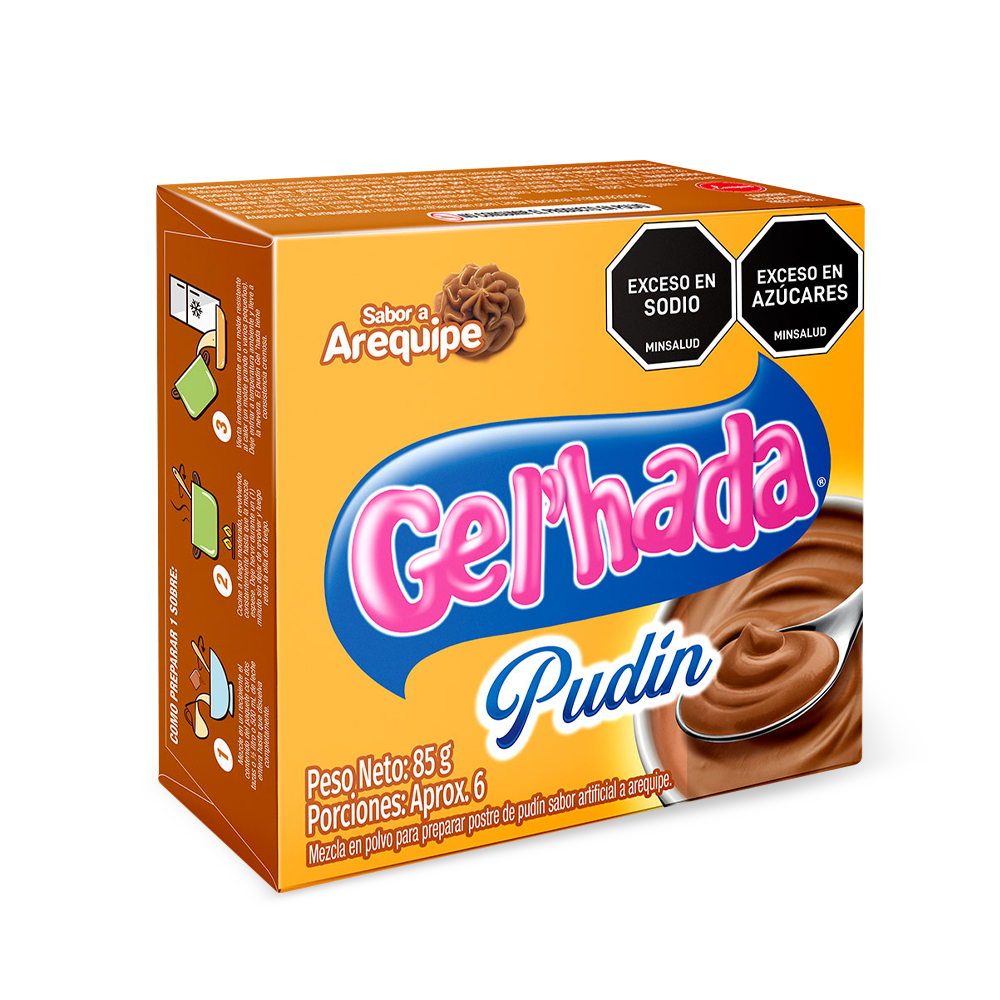 Pudín Gel’hada Arequipe x 85gr