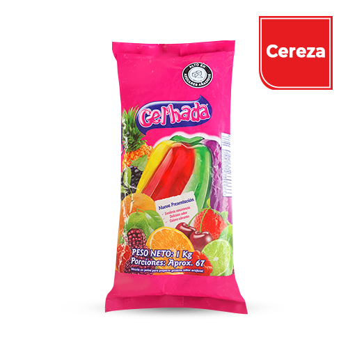 Gelatina Gel’hada Cereza x 1 Kg