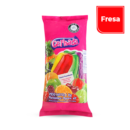 Gelatina Gel’hada Fresa x 1 Kg