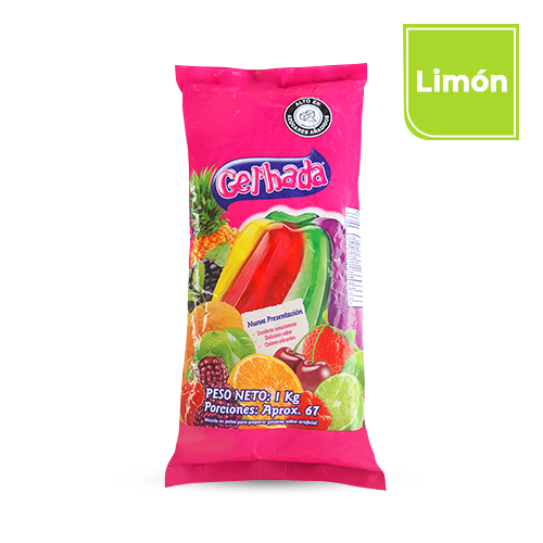 Gelatina Gel’hada Limón x 1 Kg