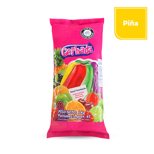 Gelatina Gel’hada Piña x 1 Kg