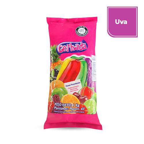 Gelatina Gel’hada Uva x 1 Kg